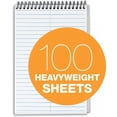 thumbnail image 2 of TOPS Docket Livre Sténo Doré, 6 Pouces x 9 Pouces, Règle Gregg, Couverture en Poly Transparent, 100 Feuilles (99708), 2 of 8