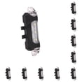 thumbnail image 2 of Luz LED para bicicleta Yuarrent Seguridad USB Recargable Blanco 10piezas, 2 of 6