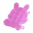 thumbnail image 2 of Aqestyerly Easter Craft Storage Box,Clear Plastic Organizer with Lid for Jewelry Beads,Easter Decorations and Diy Accessories,Portable Easter Party Supply Container,Bunny-themed Bead Case, 2 of 6