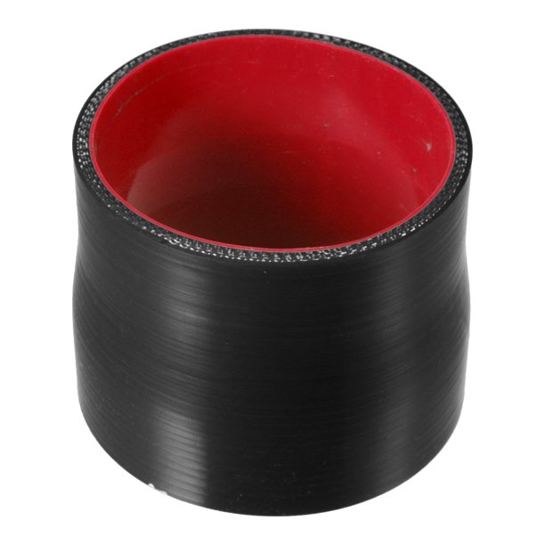 83-89 mm 3,3 "-3,5" ID manguera reductora de silicona recta acoplador de manguera de silicona tubo intercooler negro para tubería de entrada de intercooler de coche