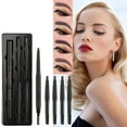 Cacfwgk Eyebrow Pencil Eyebrow Pencil Set Eyebrow Pencil Set Long Lasting Waterproof Dual Ended