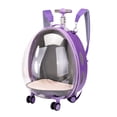 thumbnail image 1 of HLONK New Pet Luggage Transparent Bag Trolley Box Large Capacity Pet Cart Large Capacity Pet Cart Trolley Box  Newly Designed Transparent Pet Luggage Bag, 1 of 5