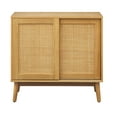 thumbnail image 2 of TMS Radcliff 32" Wide Sliding Door Buffet, Natural Finish, 2 of 9