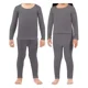 thumbnail image 1 of Conjunto Ropa Termica Afelpada Gris Niño Niña, 1 of 6