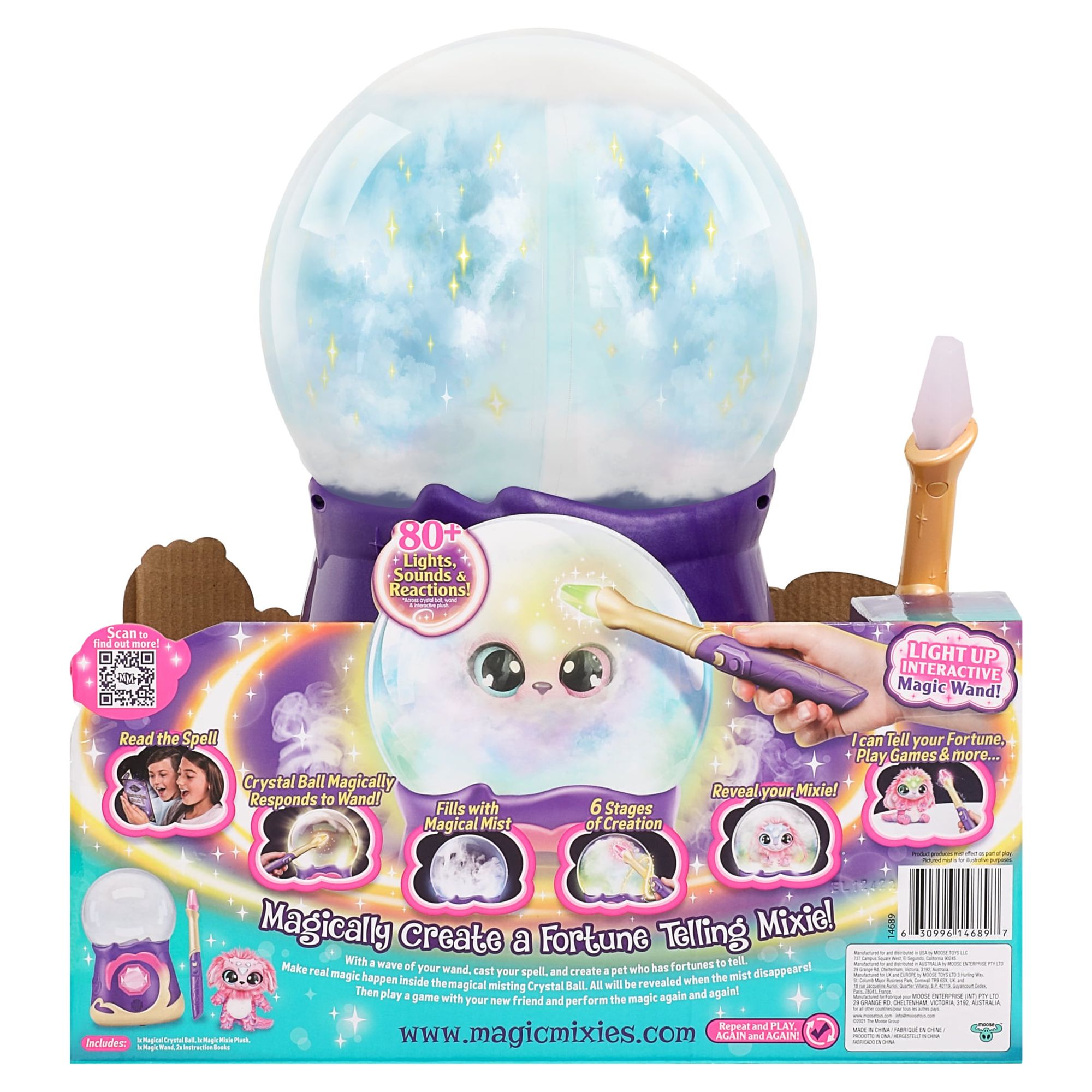 Magic Mixies Magical Misting Crystal Ball with Interactive 8 inch Pink Plush Toy Ages 5+ - image 16 of 18