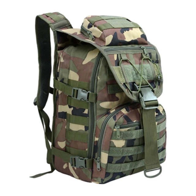 Mochila Pack Mochilas Mochila para deportes al aire libre Viajes Senderismo Camping Camuflaje kusrkot Senderismo Knapsack