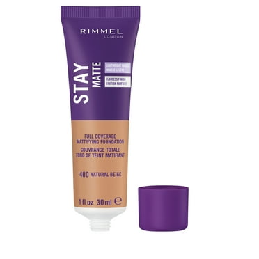 Rimmel London Stay Matte Liquid Foundation, Natural Beige, 1 oz