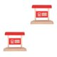 thumbnail image 1 of Ounissouiy Realistic Kids Wood Plastic Train Scene Play Accessories Toys  Building Set Type1, 1 of 1