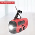 thumbnail image 4 of Radios Emergencia Manivela Linterna Cargador para Emergencia Camping (UE), 4 of 9