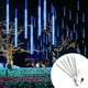thumbnail image 1 of Xihbxyly Luces de Ducha Led, Efecto Lluvia Multicolor, Decoración Exterior Impermeable, Perfectas para Fiestas, Navidad, Bodas, Decoración de Jardín, Juego de 6 Tubos, 30 Cm de Largo, 1 of 4