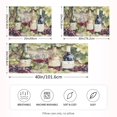 thumbnail image 4 of Haosy Satin Pillowcase for Hair and Skin Standard Cooling Silk Pillow Case with Envelope Closure Grape and Wine 20"x40", 4 of 9