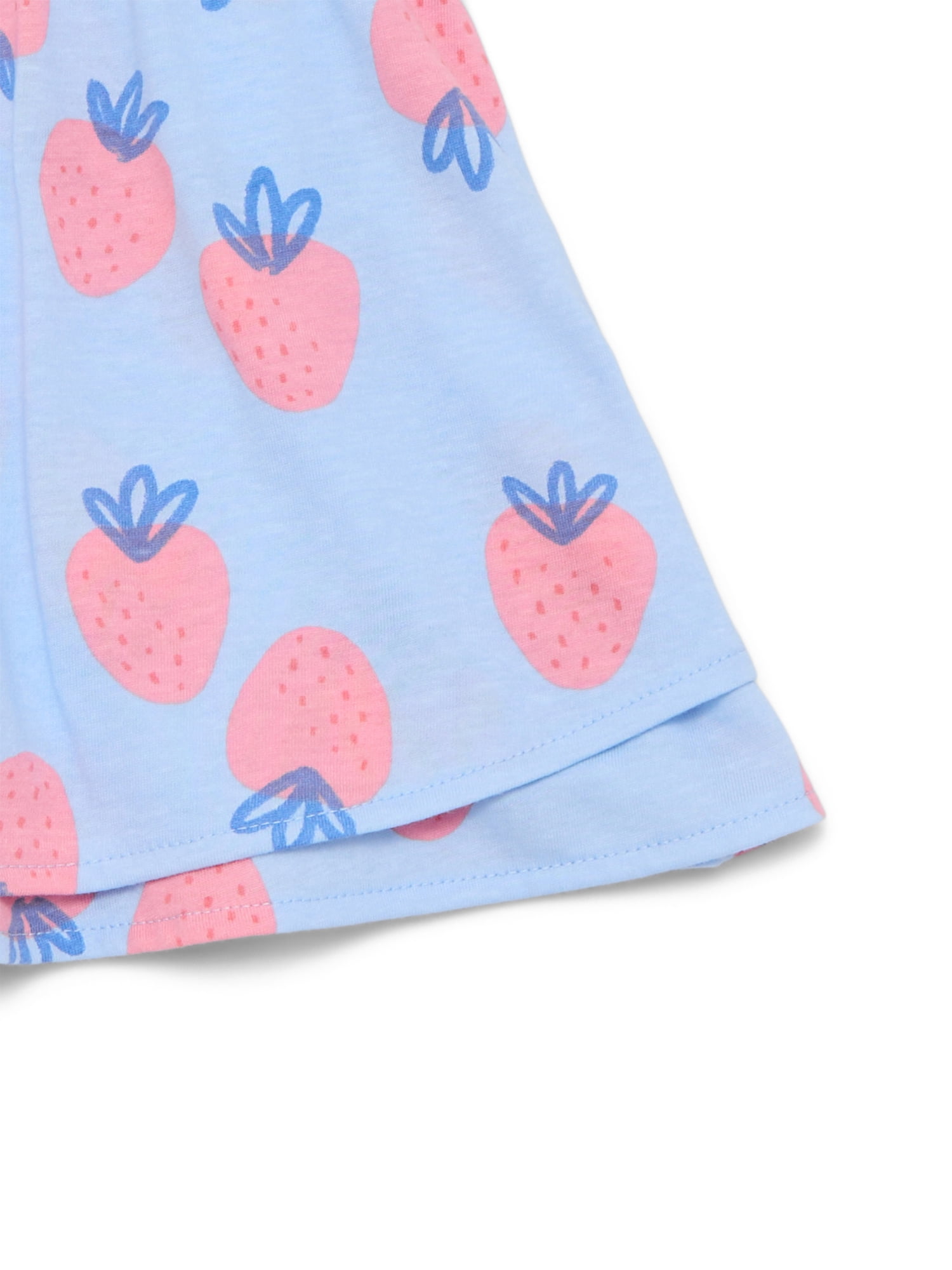 Wonder Nation Little Girls Ruffle Scooter Skirt, Sizes 4-10