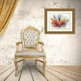 thumbnail image 3 of Atelier B Art Studio 24x19 Gold Ornate Wood Framed with Double Matting Museum Art Print Titled - ABSTRACT FLOWER WITH TEXTURE, 3 of 4