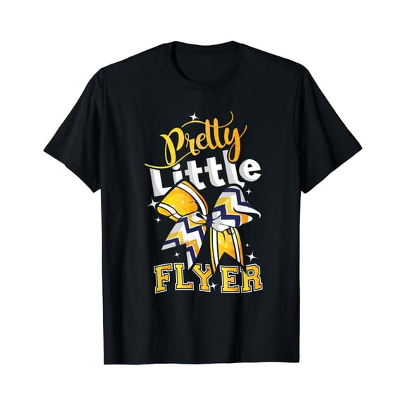 Sam Soft Pretty Little Flyer Cheer Cheerleading Team T-Shirt Full Size S-5Xl