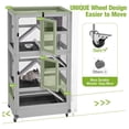 thumbnail image 3 of Aivituvin Ferret Cage Rat Cage 5 Levels Small Animal Cage for Chinchilla, Hedgehogs, Squirrel, Chameleon, Lizard, Gerbils Anti-Chewing, 3 of 8