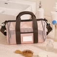 thumbnail image 3 of Mesh Wet Dry Separation Duffle Bag Adjustable Shoulder Strap Large Capacity Beach Pool Travel Handbag Multi Solid Color Options, 3 of 7