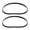 Two Pieces, variant on LUXRISEON Bread Maker Belt 555mm Drive Belt for Home and Small Baking Shop Settings