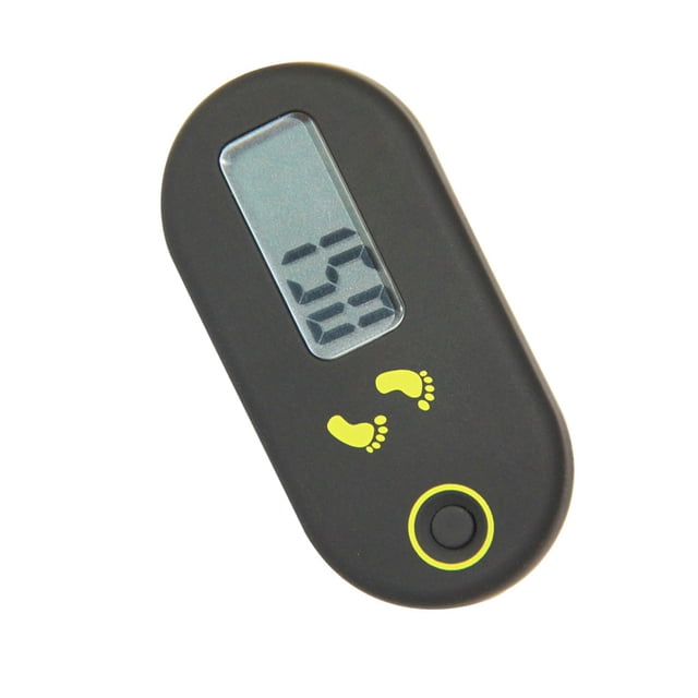 Minnieouse Contador de pasos Mini podómetro ABS mano de obra fina pantalla LCD pantalla Digital de larga duración senderismo mujeres suministros masajeadores