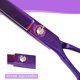 thumbnail image 2 of Tijeras de peluquería para perros Unique Bargains con mango ergonómico, cortadores curvados hacia abajo de 7.5" púrpura, 2 of 7