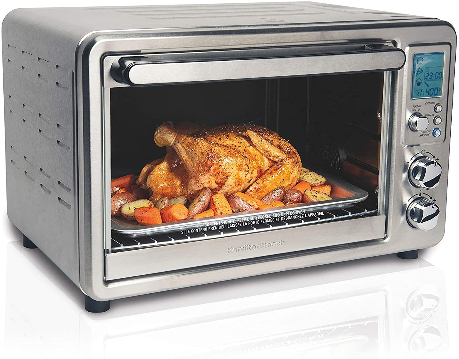 Hamilton Beach Digital Convection Countertop Toaster Oven with