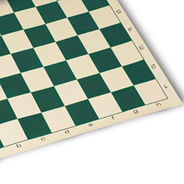 Roll Up Chess Mat Board Game, Green, One Size