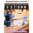 thumbnail image 2 of Impresora térmica de etiquetas Bluetooth Phomemo 241BT 4x6 Púrpura, 2 of 7
