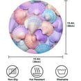 thumbnail image 4 of Painted Sea Shells Round Placemats Washable Placemats Non-Slip Heat-Resistant Table Place Mats for Dining Kitchen Holiday Party Table 15.4"-6PCS Home Decor, 4 of 7