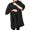 thumbnail image 1 of Cashmere-Like Knitted Throw Hand-Woven Large Comfortable Mat Coarse Wool Solid Color Sofa Blanket, 1 of 7