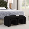 thumbnail image 4 of Set of 3 U-Shaped Modern Teddy Ottomans with 44 " and 18 " Sizes, Perfect for Entryway or Living Room Footrest, Stylish Extra Seating and Home Decor Accent, 4 of 7