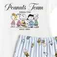 thumbnail image 3 of Set Pijama Peanuts para Mujer, Blanco, Talla G, 2 Piezas, 3 of 4