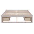 thumbnail image 4 of Harper & Bright Designs Full Storage Bed Frame Full Size Platform Bed with 6 Storage Drawers, Wood Bed Frame for Boys Girls Adults, Antique White, 4 of 14