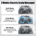 thumbnail image 2 of Electric Scalp Massager, Head Massager for Hair Growth and Stress Relax, Handheld Portable Scalp Brush and Scrubber, Head Scratcher with 96 Kneading Nodes, Dog and Cat Massager(White), 2 of 7