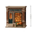 thumbnail image 3 of 2026 New Bookstore Figurine With Light Mini Cafe Sculpture Tabletop Ornament For Shelf Mantel Coffee Bar Decor, 3 of 6
