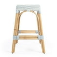 thumbnail image 4 of Butler Specialty Company Robias Rattan 24.5" Counter Stool -White & Sky Blue Dot, 4 of 8