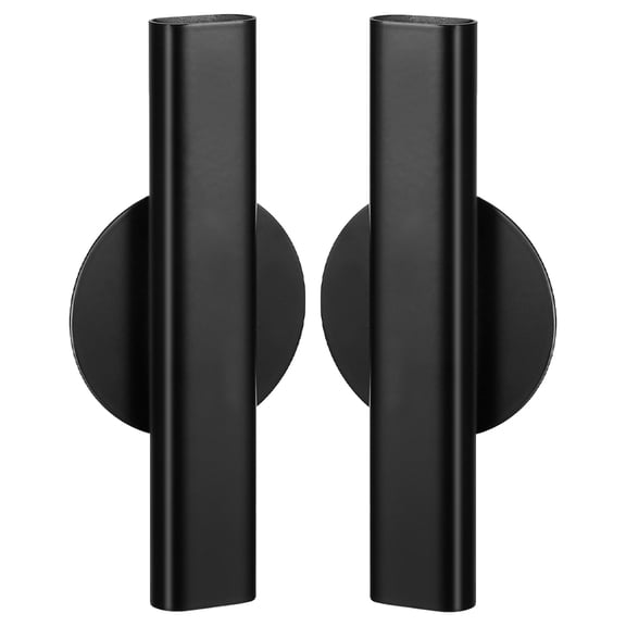 2 Pcs Wall Flower Stand Vases Wall Flower Display Tube Wall Metal Tube Cute Flower Vase Hanging Plant Holder Metal Vase