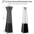 thumbnail image 3 of Housses Imperméables pour Chauffage de Patio Extérieur avec Fermeture Éclair et Sac de Rangement, Housse de Chauffage Robuste au Propane Antipoussière, Résistante aux UV et Coupe-Vent pour Chauffage sur Pied, 1 Paquet-90hx23lx23w Pouces Noir, 3 of 7