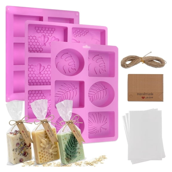 Misright 102 Piece Soap with Molds, Bags