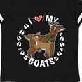thumbnail image 4 of Inktastic I Heart My Goats with Cute Goats and Hoof Prints Boys or Girls Toddler T-Shirt, 4 of 5
