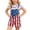 27Blue19, variant on XAOFW Girl's Rompers Sleeveless Square Collar Striped Printed Kids Fashionable 250Th Anniversary Overalls With Pocket Holiday Party Soft Breathable Children One-Pieces