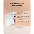 thumbnail image 4 of Cargador KWRNVO 30 W GaN USB-C 2 puertos USB-A Slim Flat, 4 of 7