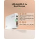 thumbnail image 4 of Cargador KWRNVO 30 W GaN USB-C 2 puertos USB-A Slim Flat, 4 of 7