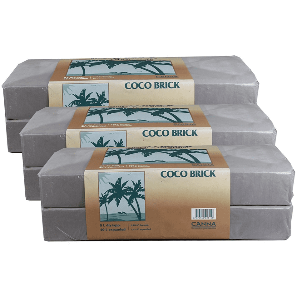 5 Pack Canna Expandable Coco Brick - 40L - Walmart.com