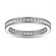 thumbnail image 1 of Anillo de plata de ley 925 con símbolo de infinito y diamantes en hilera (código de modelo 6): 12619 6, 1 of 4