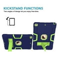 thumbnail image 3 of FIEWESEY Case for iPad 10.2 Inch 9th Gen,Kids Heavy Duty Shockproof Rugged With Stand Protective Case for Apple iPad 10.2 inch 7th/8th/9th Generation Tablet 2019/2020/2021 Released(Navy/Green), 3 of 6