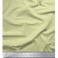thumbnail image 1 of Soimoi Crepe Silk Fabric White Small Motif Shirting Print Fabric by The Yard 42 Inch Wide, 1 of 1