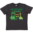 thumbnail image 3 of Inktastic Grandma Grandpa Love Me Dinosaurs Youth T-Shirt, 3 of 5