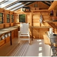 thumbnail image 5 of Outdoor Living Today 12x12 Western Red Cedar Sunshed Shed with Metal Roof, 5 of 12