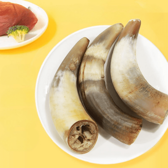 Ox Horn, Natural Ingredients, Natural Dog Treats, Healthy, Easily Digestible, Dog Chews Long Lasting, And High Protein, Low Fat, Perfect Training Reward Snack For Small, Medium and Large Dogs