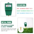 thumbnail image 2 of WRITWAA Sonde de Test de Sol Hygromètre Lecteur d'Humidité Alliage Pelouse Verte 1Ensemble, 2 of 8