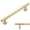 Brushed Gold, variant on 10 Pack Brushed Satin Nickel Cabinet Knobs Single Hole Cabinet Pulls 1 Inch Drawer Knobs and Pulls for Bathroom Cabinets ZH0071